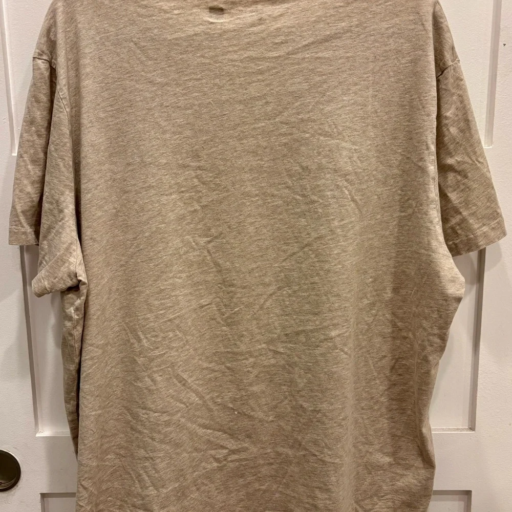 Polo by Ralph Lauren Men's Beige Short Sleeve Tee Neutral Preppy